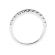 Channel Set Single Row Band with Round Diamonds in 18k White Gold