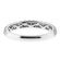 Rounded Pav?? Set Band with Rows of Diamonds in 18k White Gold