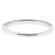 Three Side Band with Micro-Prong Set Round Diamonds in 18k White Gold