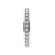 Single Row Eternity Band with Preset Diamonds in 18k White Gold
