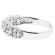 Ladies Vintage Inspired Openwork Fashion Ring with Channel Set Diamonds in 18kt White Gold