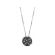 Round Halo Style Pendant with Cluster of Diamonds in 18kt White Gold
