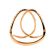 Ladies Wide Diamond Fashion Ring in 18kt Rose Gold