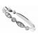 Ladies Stackable Diamond Ring in 18kt White Gold