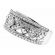 Ladies Vintage Style Diamond Band With Milgrain Details in 18kt White Gold