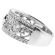 Ladies Vintage Style Diamond Band With Milgrain Details in 18kt White Gold