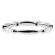 Ladies Stackable Wedding Band Ring with Bezel and Preset Diamonds in 18kt White Gold