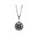 Circle Cluster Diamond Pendant with Diamond Bail in 18kt White Gold