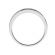 Curved Diamond Wedding Band Ring in 18kt White Gold