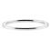 1.4mm Wide, Thin 25 Stone Ladies Diamond Wedding Band Ring in 18kt White Gold