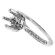Semi Mount Engagement Ring with Diamonds on Basket, Prong, & Shank in 18k White Gold