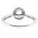 Diamond Round Halo Engagement Ring Semi Mount in 18kt White Gold