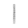 2.1mm Wide Diamond Eternity Band Ring in 18kt White Gold