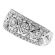 8.6mm Wide Ladies Diamond Fashion Right Hand Ring in 18kt White Gold