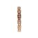 2.9mm Single Row Diamonds with Rounded Sides Eternity Ring in 18kt Rose Gold