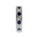 Vintage Style Genuine Sapphire and Diamond Eternity Ring in 18kt White Gold