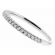 1.8mm Thin Diamond Wedding Ring Band in 18kt White Gold