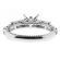 Details in Every Angle, Open Work With Side Beading Engagement Ring Semi Mount