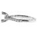 Graduating, Diamond Scroll, Ball Beading Design Diamond Engagement Ring Semi Mount in 18kt White Gold