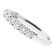 9 Stone, U prong, Bead Design Sides Diamond Wedding Band in 18kt White Gold