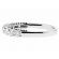 9 Stone, U prong, Bead Design Sides Diamond Wedding Band in 18kt White Gold
