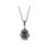 Oval Diamond Cluster Pendant with Diamond Bail in 18kt White Gold