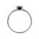 Genuine Aquamaring Ring With Diamond Accents in 14kt White Gold