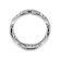 Ladies Fashion Ring with Interlocking Links of Diamonds in 18k White Gold