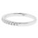 Diamond Wedding Band - 18k White Gold Ring