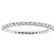 1.8mm Wide Diamond Eternity Band Ring in 18kt White Gold