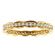 3mm Wide Single Row Eternity Band Ring in 18kt Yellow Gold