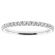 1.7mm Thin Single Row Diamond Eternity Ring in 18kt White Gold