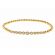 Beaded Bangle with Diamonds in 18k Yellow Gold
