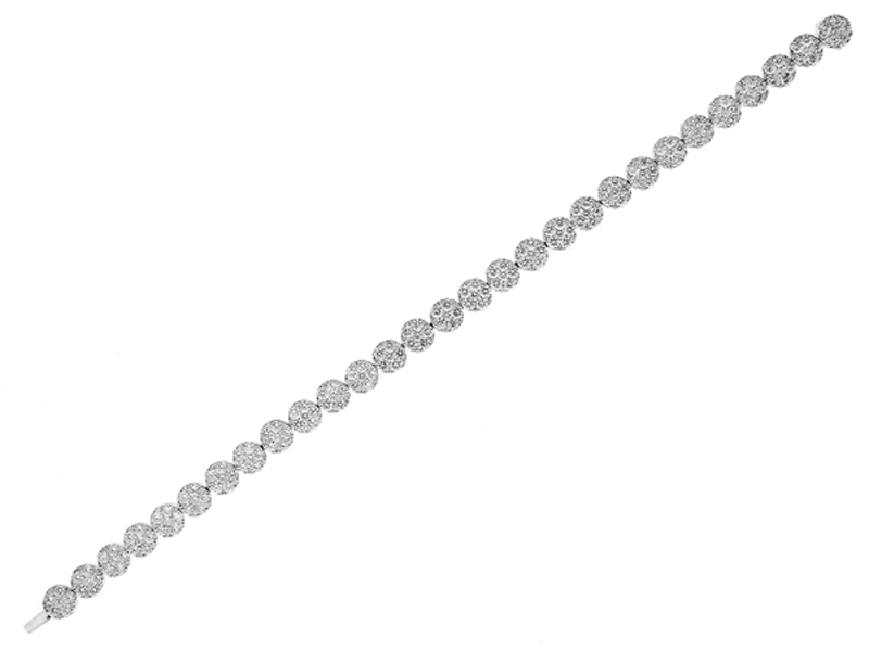 Diamond Tennis Bracelet in 18K White Gold