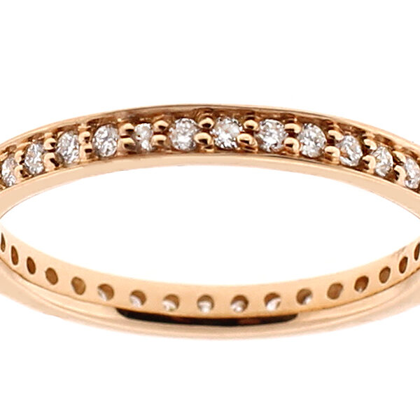 Eternity Band with 0.47 TCW Diamonds in 18kt Rose Gold
