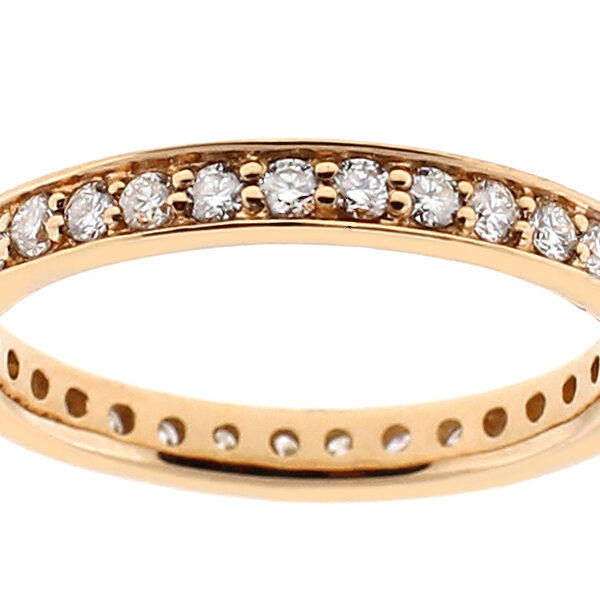 Eternity Band with 0.70 TCW Diamonds in 18kt Rose Gold