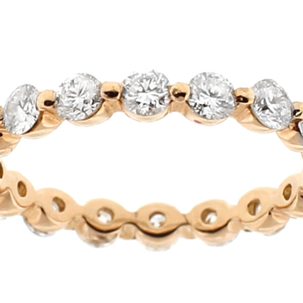 Eternity Band with 1.40 TCW Diamonds in 18kt Rose Gold