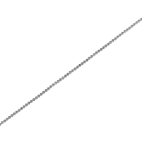 Tennis Bracelet with Diamonds in 18k White Gold