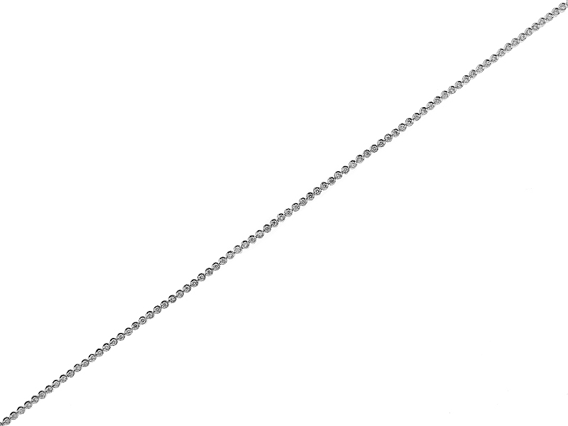 Tennis Bracelet with Diamonds in 18k White Gold