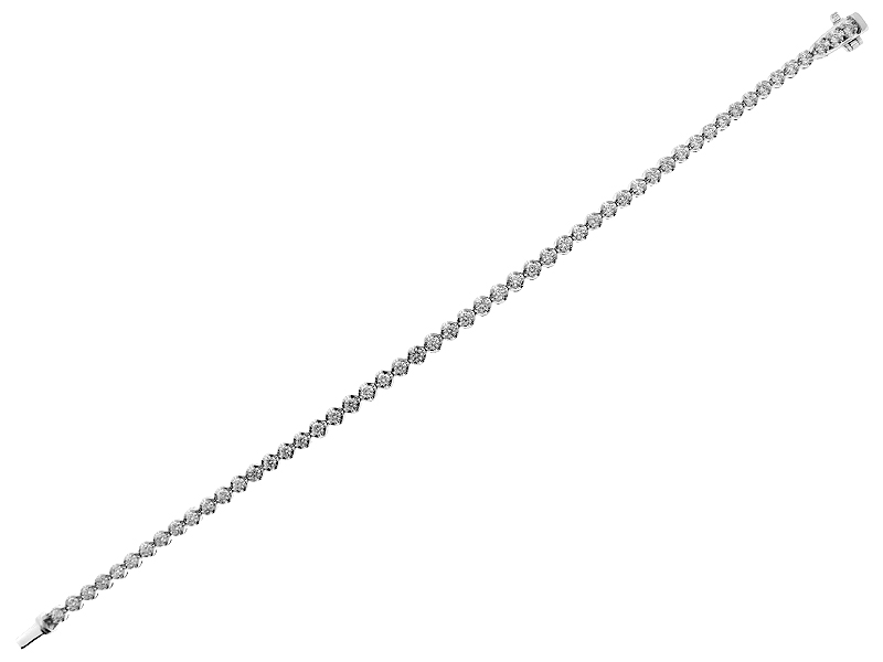 Diamond Tennis Bracelet in 18k White Gold