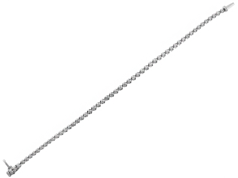 Diamond Tennis Bracelet in 18k White Gold