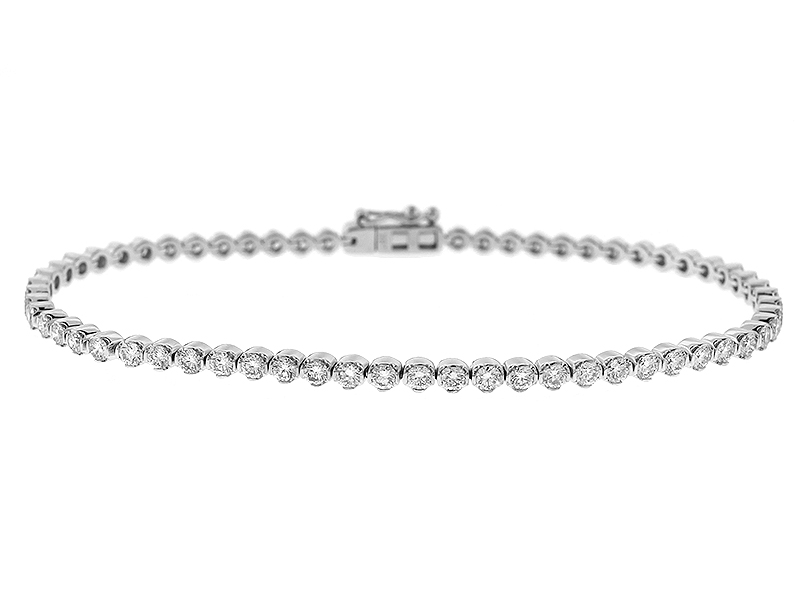 Diamond Tennis Bracelet in 18k White Gold
