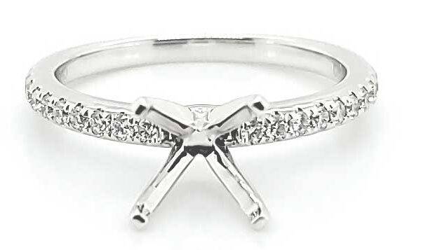 Diamond Engagement Ring Semi Mount