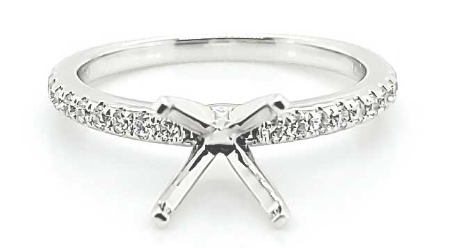 Diamond Engagement Ring Semi Mount
