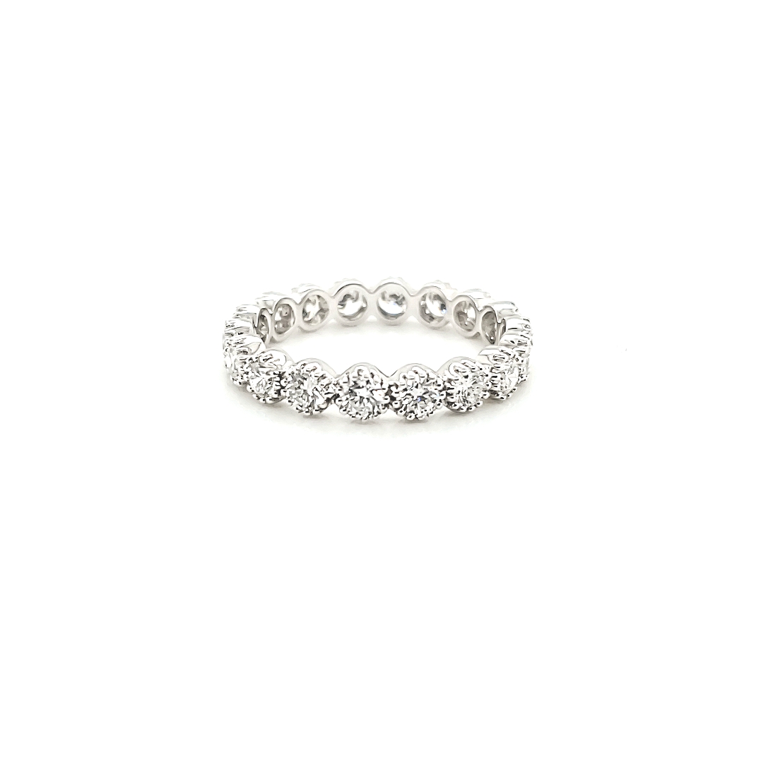 Round Brilliant Cut Diamond Eternity Band