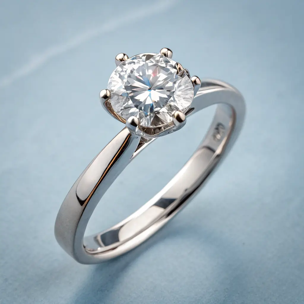 Solitaire Diamond Engagement Ring