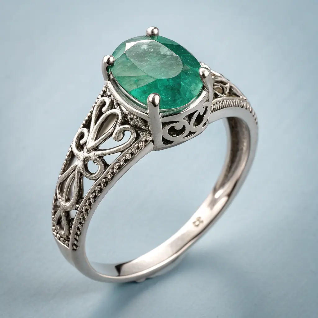 Vintage Emerald Ring